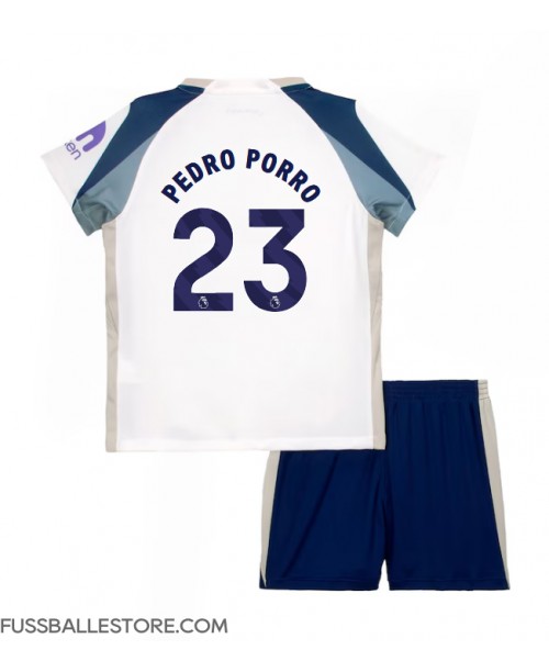 Günstige Tottenham Hotspur Pedro Porro #23 Heimtrikotsatz Kinder 2025-26 Kurzarm (+ Kurze Hosen) Günstige Tottenham Hotspur Pedro Porro #23 Heimtrikotsatz Kinder 2025-26 Kurzarm (+ Kurze Hosen)